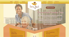 Desktop Screenshot of lovingtouchhhc.com